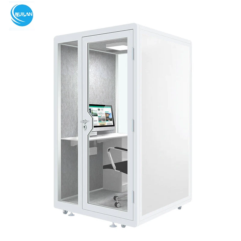 

Factory Price Single Person Telephone Booth Soundproof Office Pod Overall Mold Production for Hotel Use