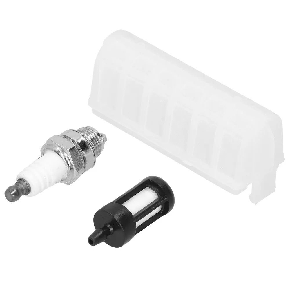 Plastic Chainsaw Spark Plug Compact Easy to Install Chainsaw Air Filter Black and White for STIHL 021 023 025 MS210 MS230 MS250
