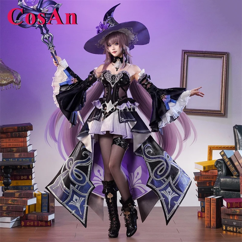 CosAn Game Honkai: Star Rail The Herta Cosplay Costumes Gorgeous Elegant Combat Uniform Halloween Party Role Play Clothing S-XL