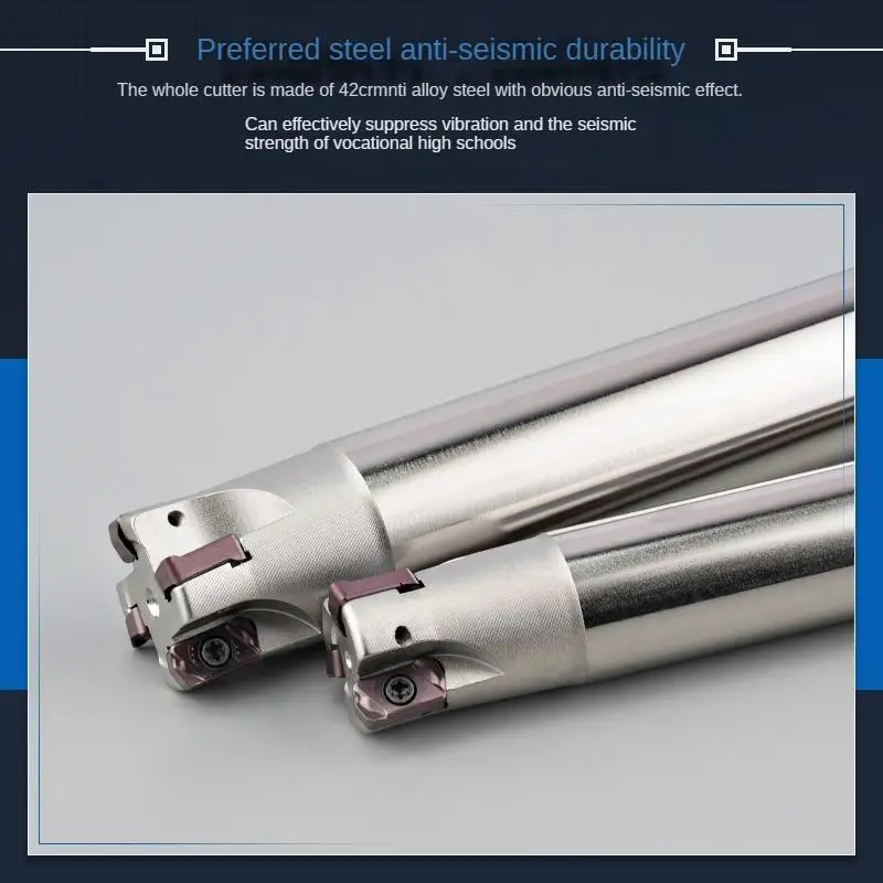 EXN03R High Feed Roughing CNC Milling Tool Holder, Double-Sided Insert LNMU0303 for Machining Centers