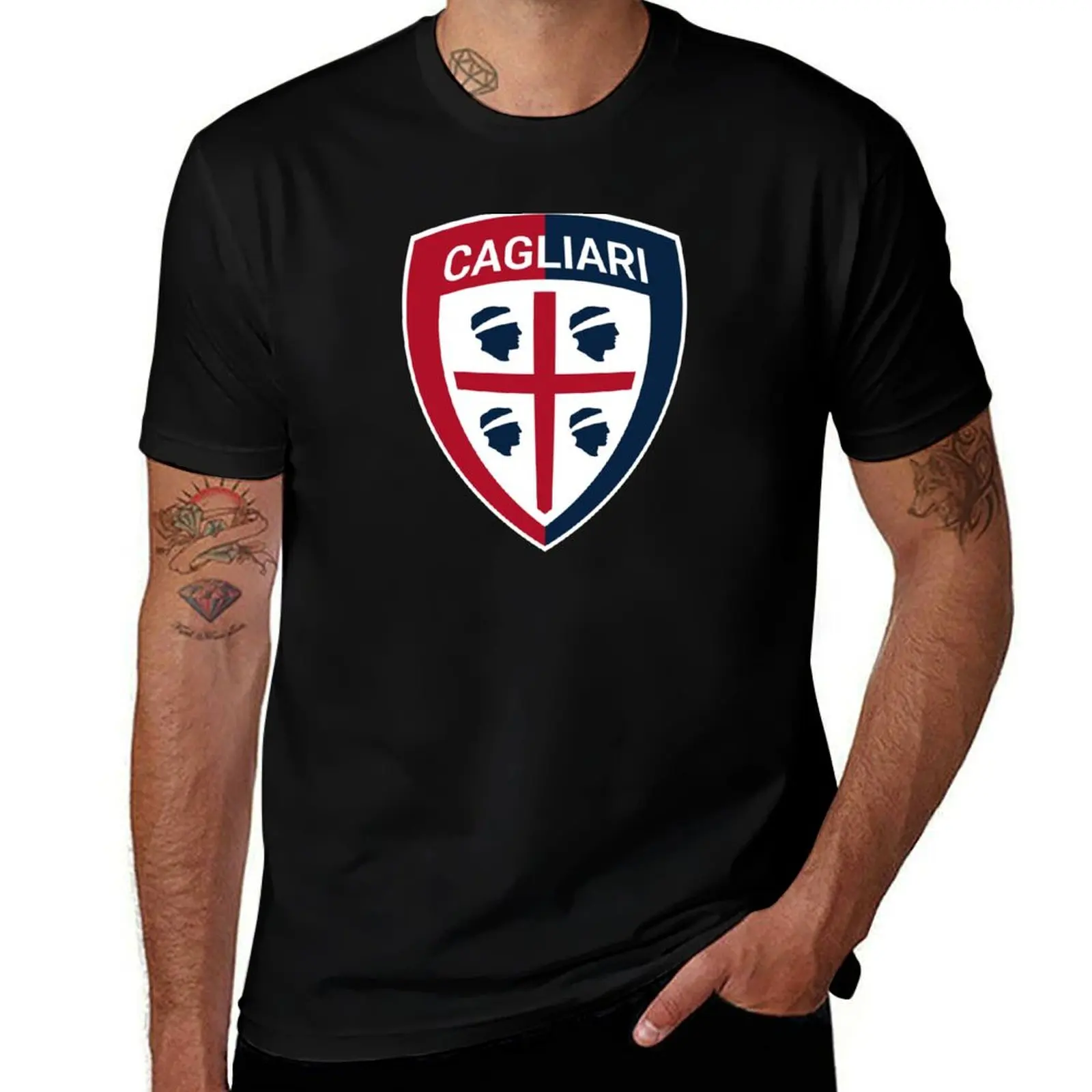 

The Cagliari Logo T-Shirt t shirt man designer t shirts for man pack white man t shirt designer T-shirt