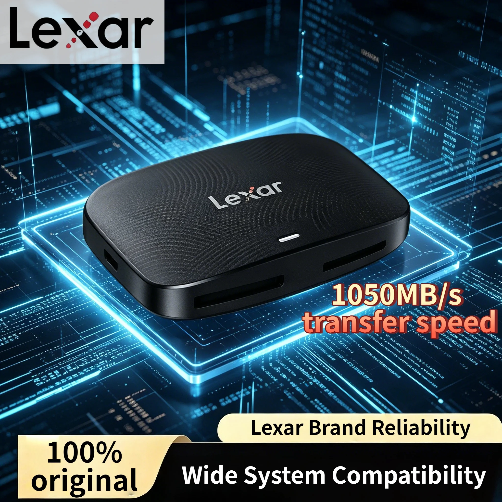 

Lexar Professional CFexpress Type B and SD Card Reader USB 3.2 Gen 2 High Speed Memory Card RW520 100% Original 4K