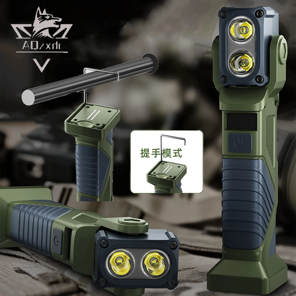 

Tactical Magnetic Light Multi-function Super Bright Rechargeable Emergency Flashlight Outdoor CS Camping Hunting Equipment