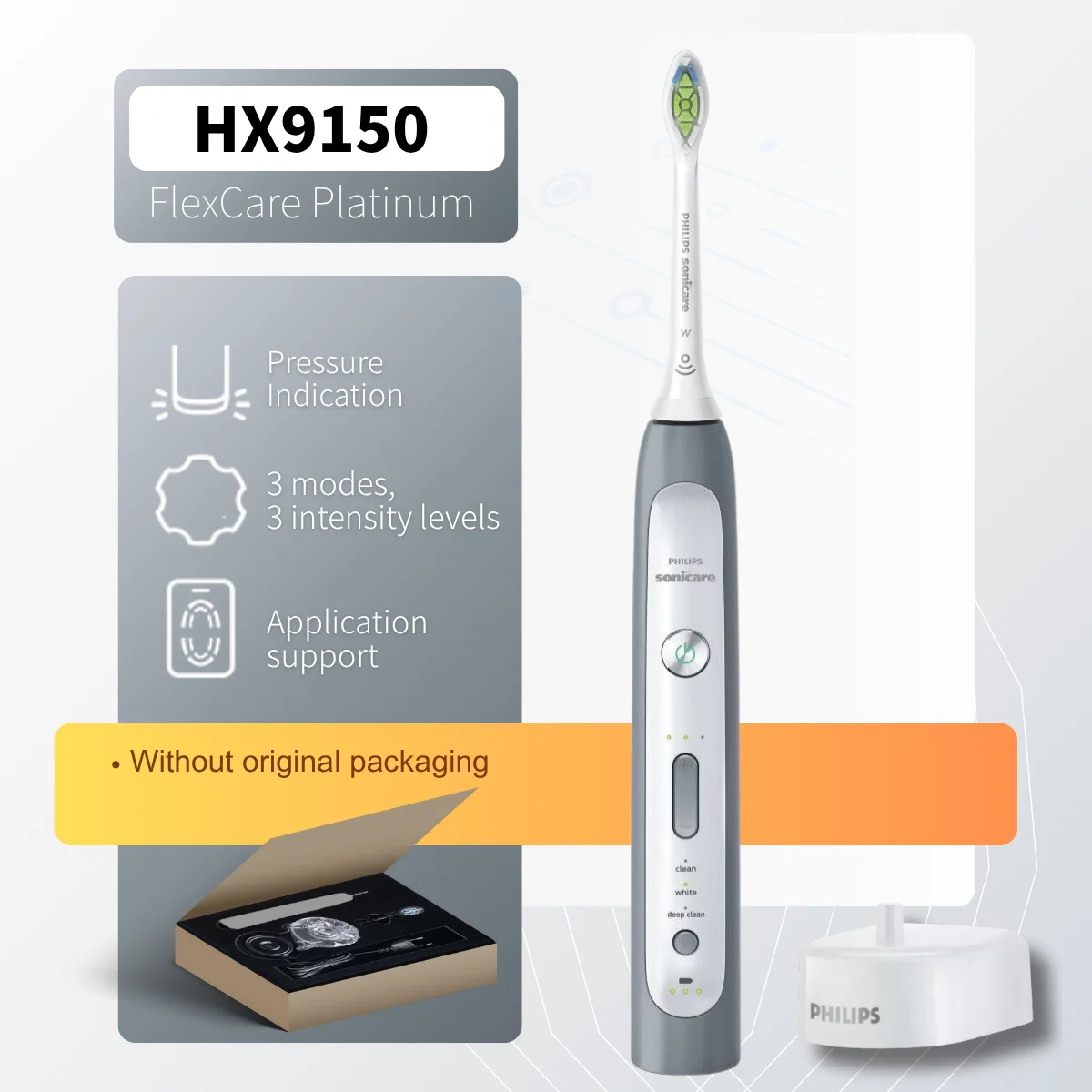 

Philips Sonicare FlexCare Platinum Connected Hx9150, No Original Packaging