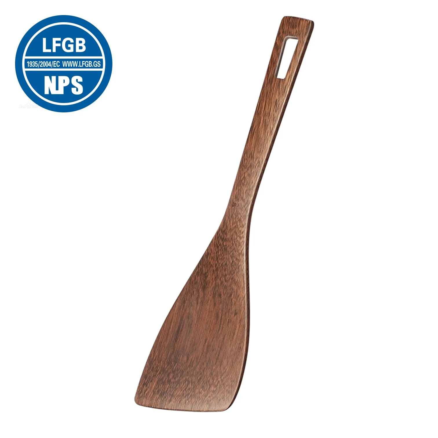 

LFGB Certificated Wenge and Acacia Wood Spatula Unwaxed Cooking Shovel Ultra Thin Flipper Finely Polised Non-stick Turner