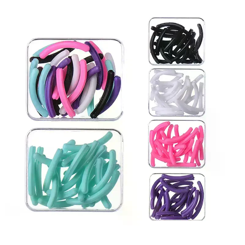120Pcs/Box Silicone Rubber Strip For Eyelash Curler, Soft Silicone Replacement Pad For Eyelash Curler, Universal Eyelash Curler
