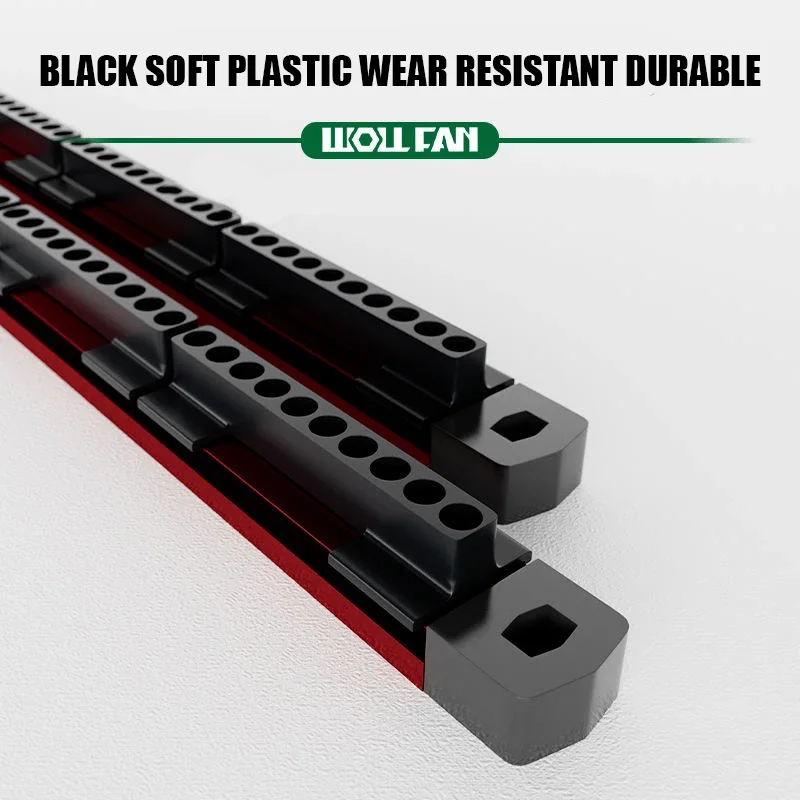 Socket Bit Organizer Magnetic Tool Holder High-grade Magnetic Aluminum Insert Bit Socket Tool Holder