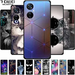For Blackview A200 Pro Case Fashion Painted Silicone Black TPU Soft Phone Cover for BlackviewA200 Pro 6.67