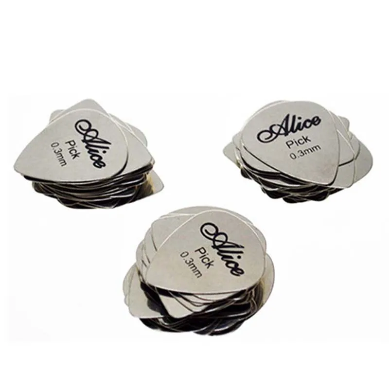 0.3 مللي متر جيتار بليكتروم من الفولاذ المقاوم للصدأ جيتار معدني يختار الآلات الموسيقية #2