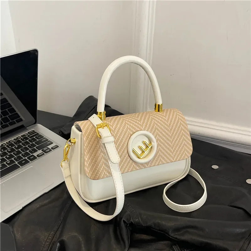 

Classic Leather Crossbody Bag For Ladies, Shoulder Handbag Messenger Tote, Women's Fashion, Luxury Brand Famous Designer