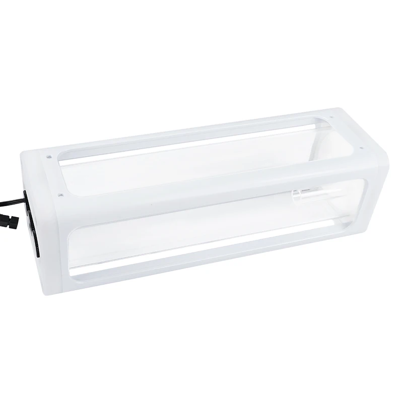 IceManCooler RX7 240 Tube Reservoir For Computer Water Tank Cooling,5V ARGB Light,Support Motherboard Control,White,Silver,Black