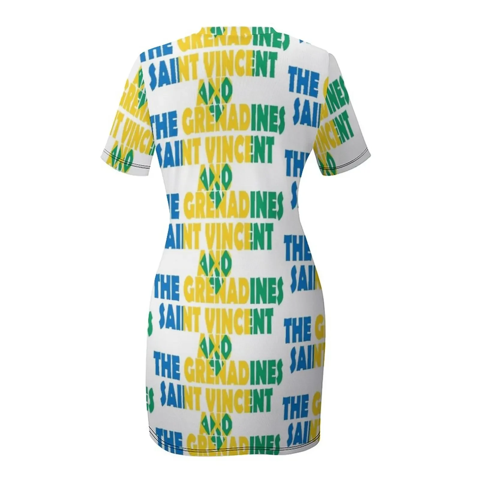 ชุดเดรสแขนสั้นเซนต์วินเซนต์แอนด์เดอะเกรนาดีนส์สำหรับผู้หญิง ปี 2025 ชุดราตรีหรูหรา ปี 2025 ชุดเดรสออกงานปี 2025