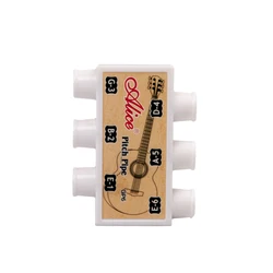 Chromatic Guitar Pitch Pipe Tuner Acoustic Guitar String Tuning E-A-D-G-B-E Alice A001 Guitar Pitch Pipe Tuner Tuning Pipes