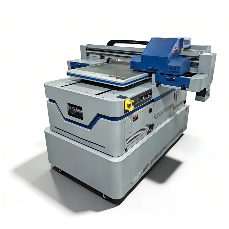 6090 Automatic UV Varnish Flatbed Printer TX800 I3200 1-3 Heads 1440dpi 1200m/min For Acrylic Metal Leather FL Custom Wholesale