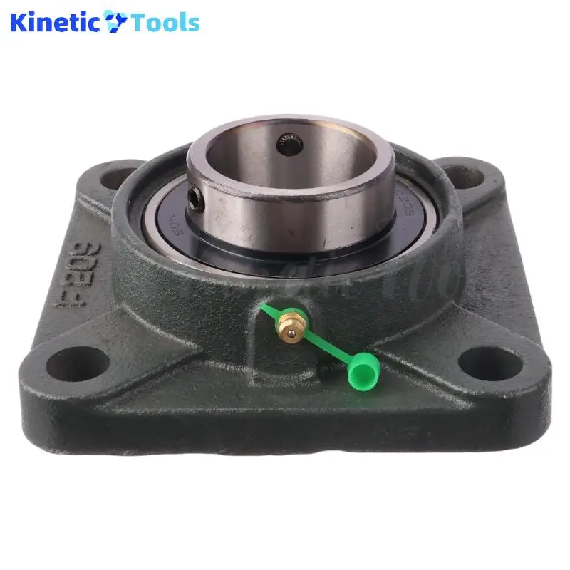 

Square flange gasket block UCF209 square thickened outer spherical bearing with seat sleeve 4 bolt mounting bearing holes