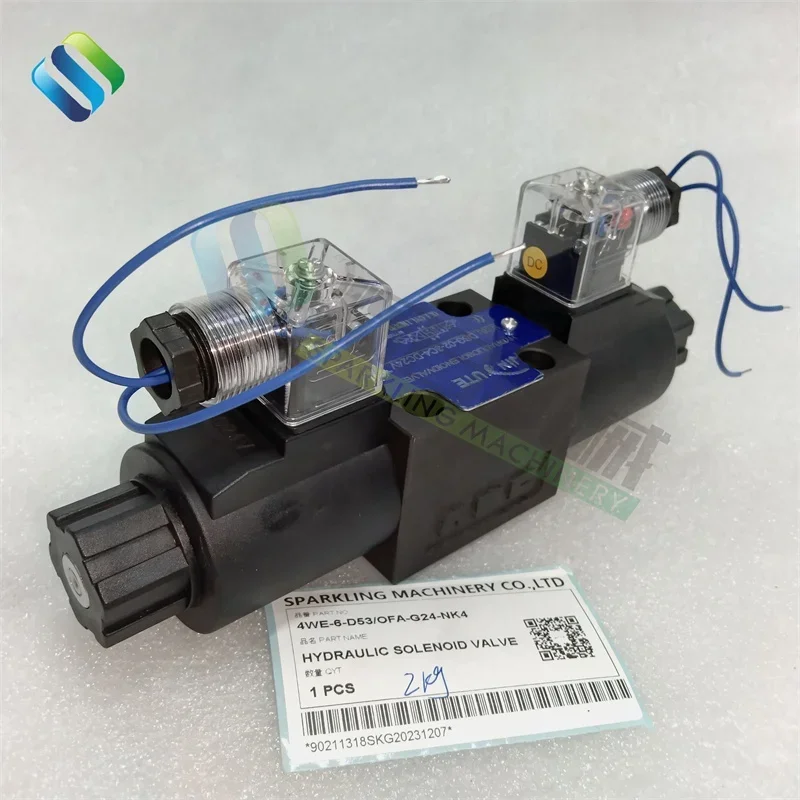 Elettrovalvola idraulica dei pezzi di ricambio dell'escavatore SKGM 4WE 6 D53 4WE6D53/OFAG24NK4