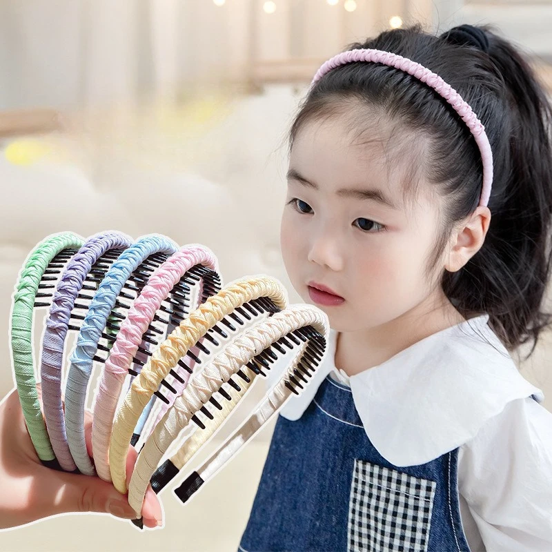 

Детские заколки-зажимы для девочек с зубчиками, нескользящие, аксессуары для волос