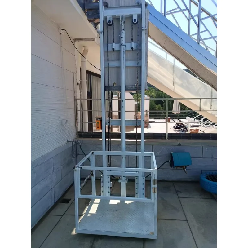 EXW Electric Hydraulic Lifting Platform 500KG 1 Ton For Warehouse Factory Home Use Freight Elevator With Remote Control