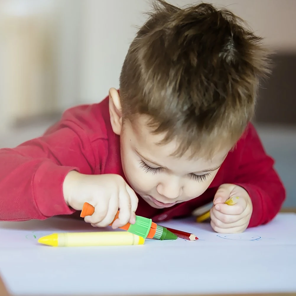 

20 Pcs Crayon Oil Pastel Extender Toddler Crayons Plastic Extension Blending Tools