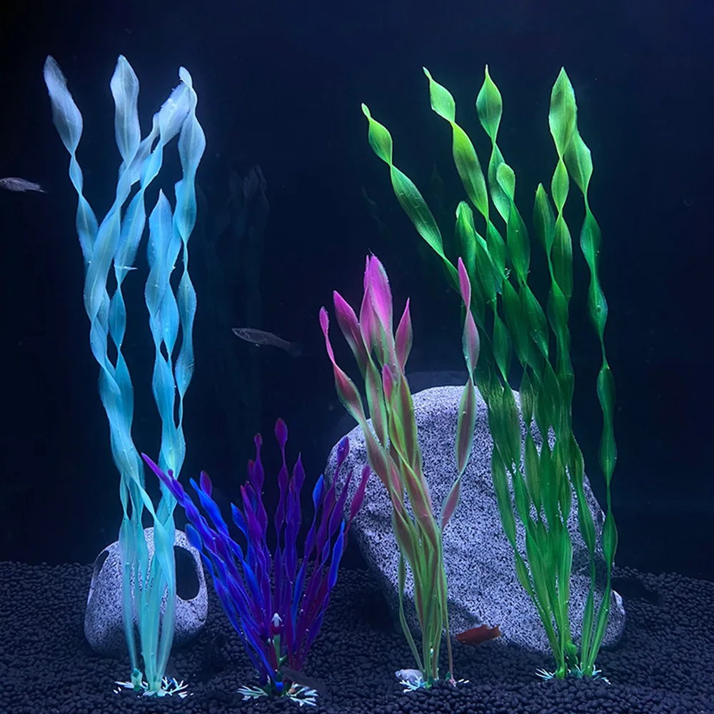 1PC 12-30cm Simulation Sea Grass Fish Tank Landscaping Decoration Imitation Water Plant Aquarium Ornament DIY Fish Tank Decor