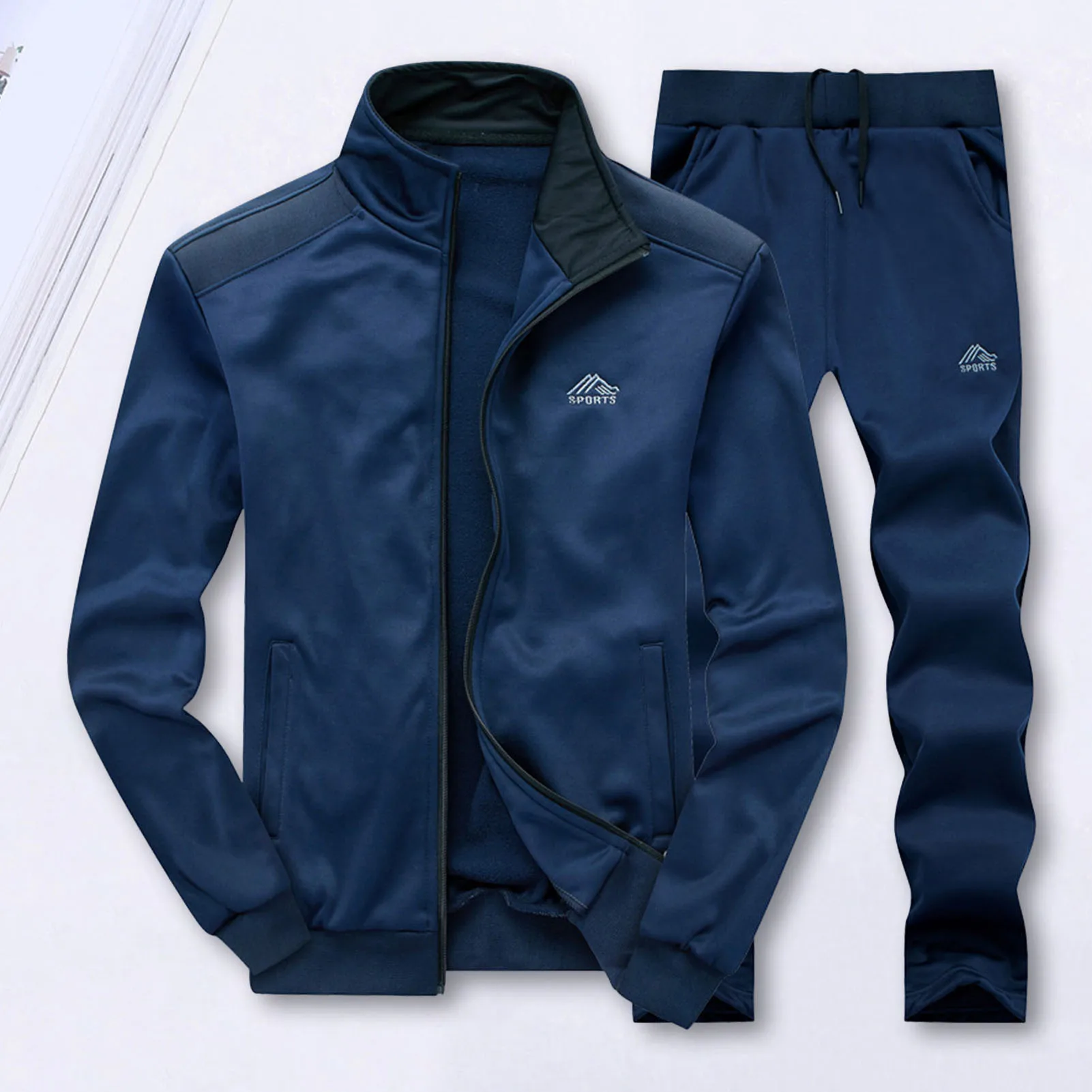 4XL Men's Male Oversized Casual Set Baseball Sweat Suit Men Clothing Sportwear Large Size Jogging Suit