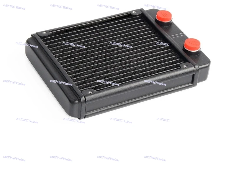 

Water-cooled Aluminum Radiator SR-L120G14 Thread Port Tight 17 Wave Peak Fin