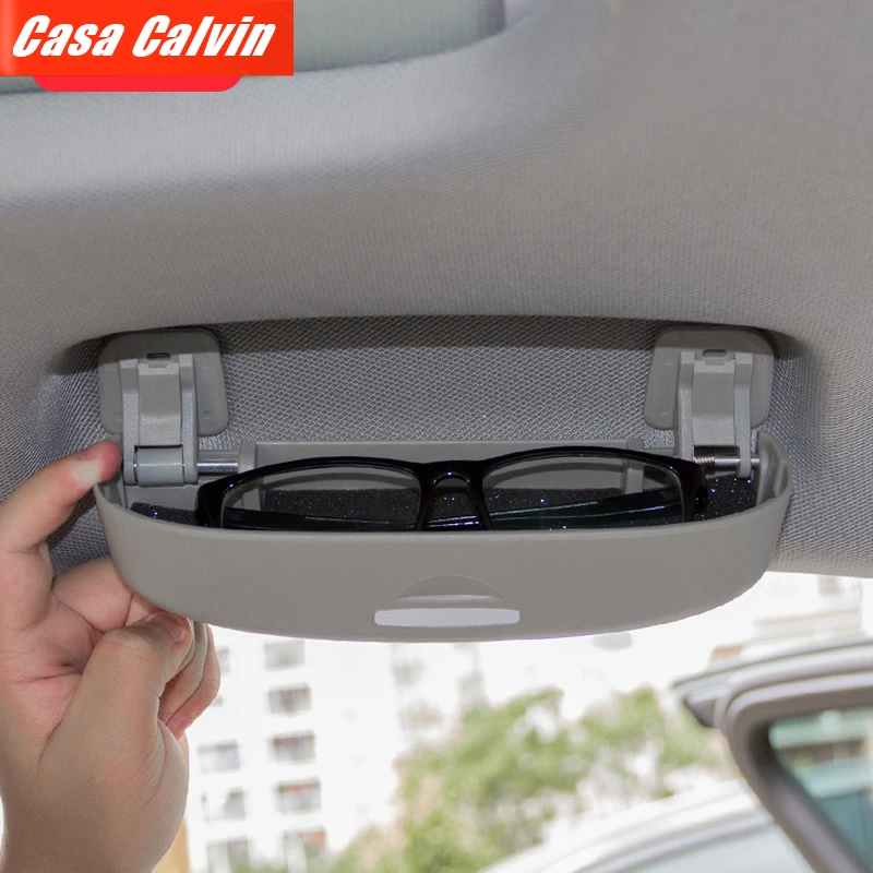 Sonnenbrillenetui für Audi A3 S3 8V 8Y A4 B9 B8 S4 A5 S5 A6 C7 C8 Q3 Q5 Q7 2015 2016 2017 2018 2019 2020 2021 2022 Autozubehör – Detail 1