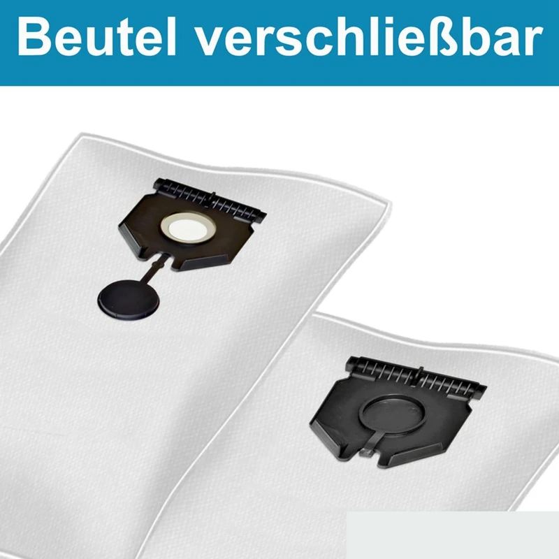 Piezas de bolsa de aspiradora Compatible con Karcher 2.889-154,0, bolsa de aspiradora para Kaercher(NT30/1) 30/1 ap-tact Nt, Te,L,M, 10 piezas