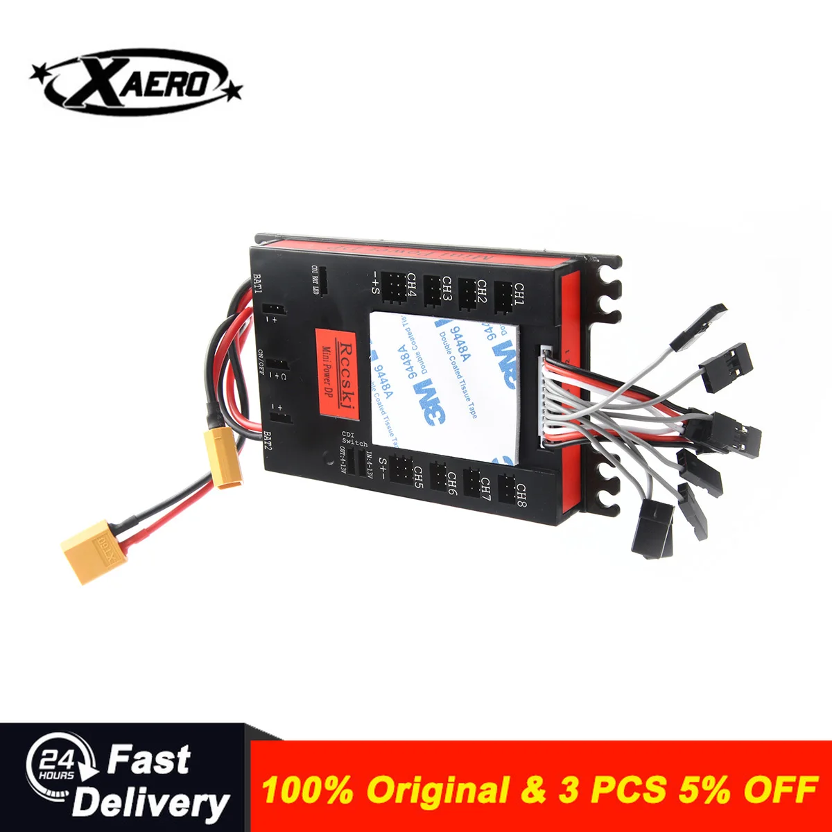 

Mini Power DP Servo Section Board For Fixed Wing plane Servo Power Distributor
