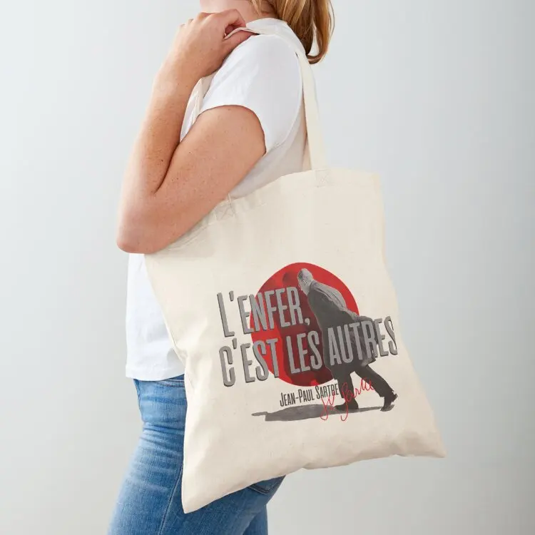 

Hell Is Other People T-ShirtSartre Hell Is Other People L'enfer, c'est les autres Jean Paul Sartre Quote Tote Bag
