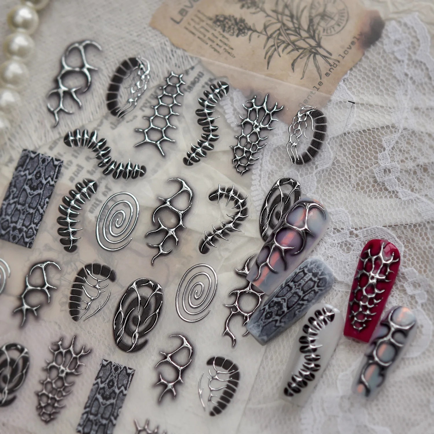 Stiker Seni Kuku Keren Punk Me - Nail Art Zelda ulasan dan harga