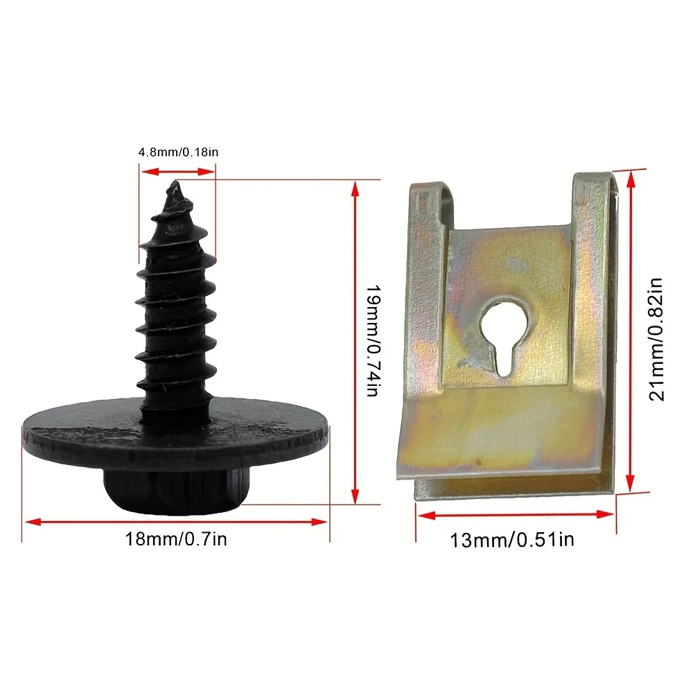 مشبك تعديل قاعدة لولبية للسيارة ، قفل تعديل ، حاجز معدني ، مشبك حماية من ممتص الصدمات ، إكسسوارات داخلية ، سيارة ، 40 *