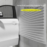 Adhesivo anticolisión para pared de garaje, Protector de esquina de puerta de coche, almohadilla de esponja, Pilar de estacionamiento, estera protectora antiarañazos, 2M/4CM
