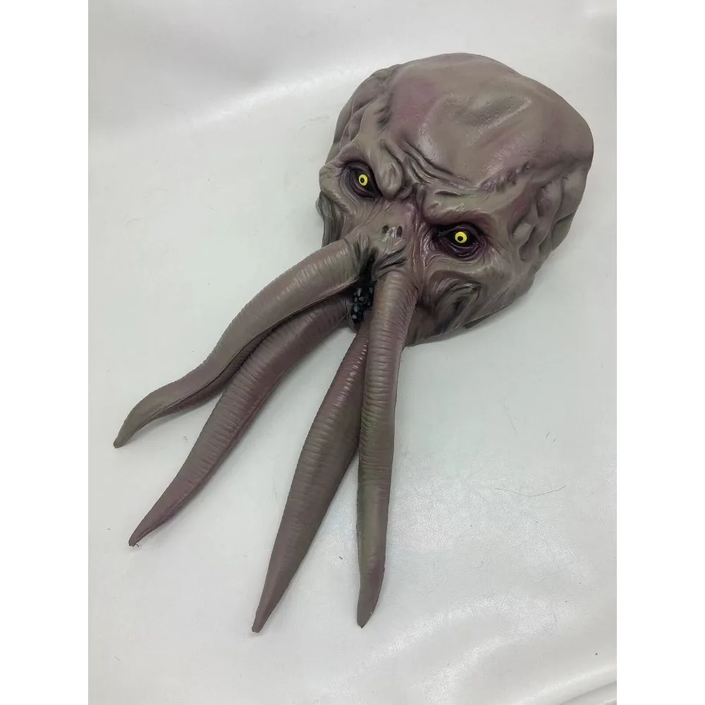 Cosplay Baldur 'S Gate 3 Illithid Masker Halloween Mindflayer Octopus Monster Rekwisieten Cosplay Kostuum