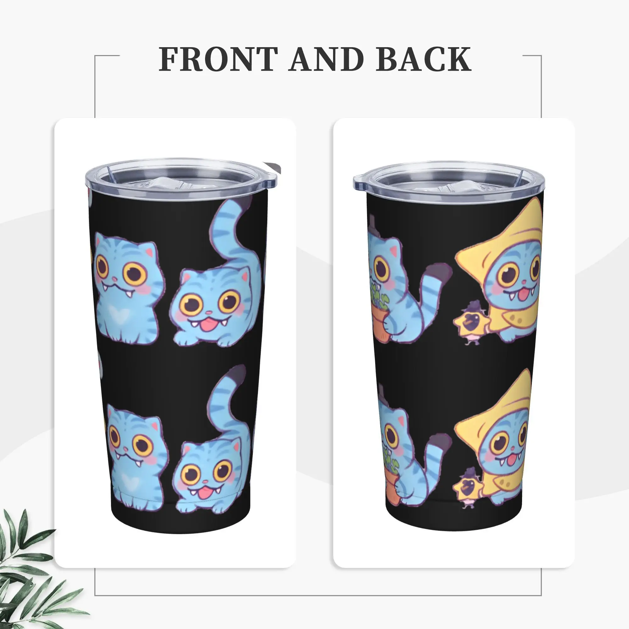 

Stainless Steel Tumbler KPop Demon Hunters Thermal Mug Portable Cold Drink Car Mugs Travel Custom Water Bottle