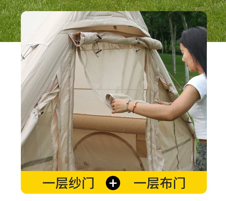 Classic Oxford Cloth Outdoor Camping Camping Fully Automatic Inflatable Tent