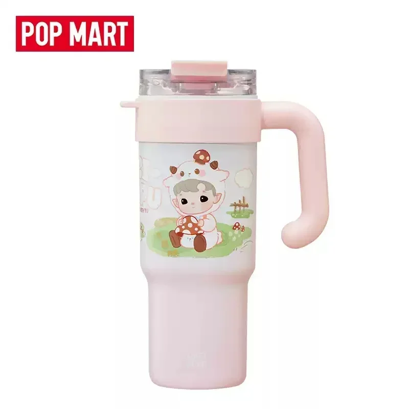 POP MART HACIPUPU SNUGGLE พร้อมคุณ Series Sippy ถ้วยแฟชั่นอุปกรณ์ต่อพ่วงของขวัญ 100% Original น่ารักอะนิเมะเดสก์ท็อปเครื่องประดับ