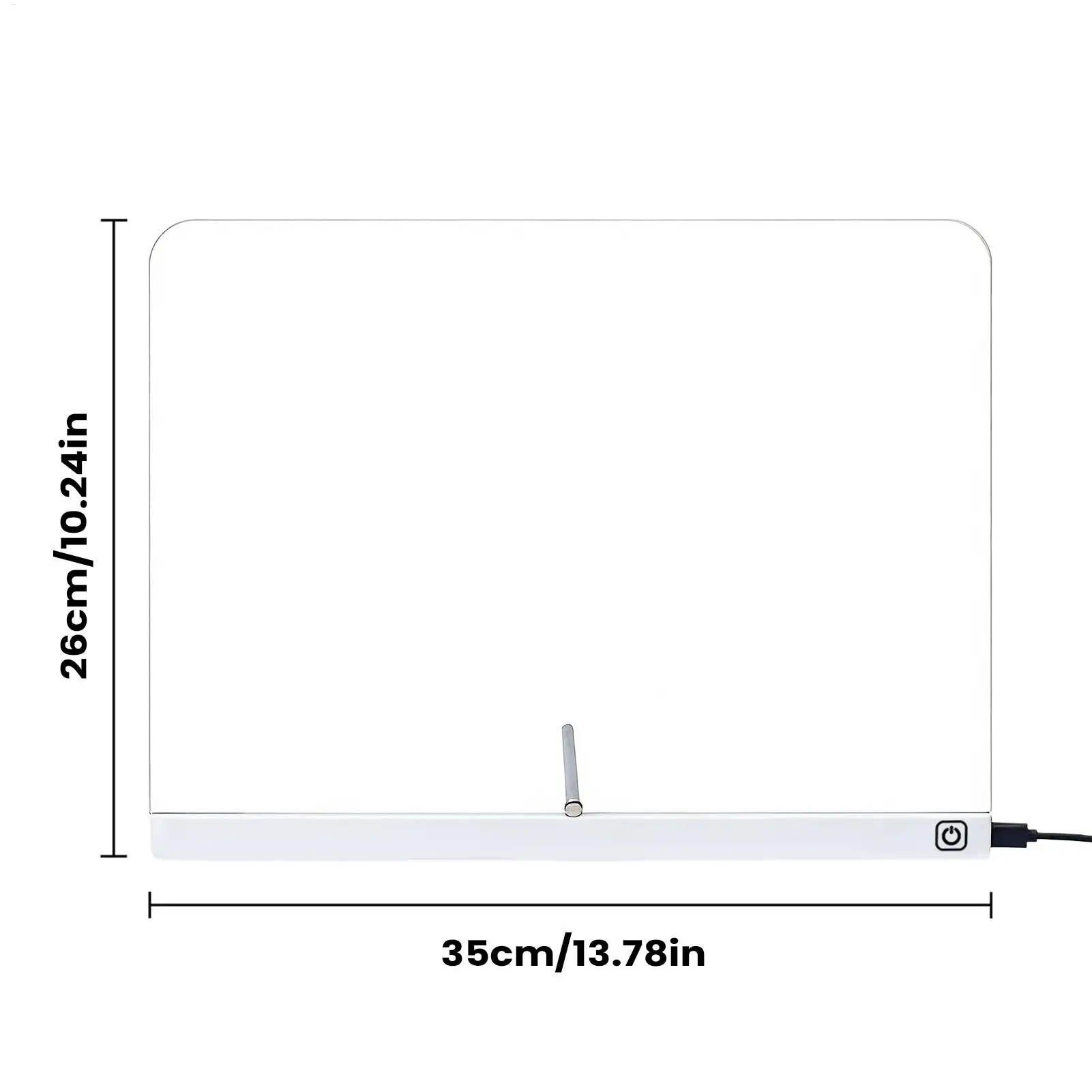 Light Up Drawing Board 35x26cm Tracing Pad Toys Acrylic Dry Erase Board Drawing Pad For Boys Girls Sketching Writing Coloring