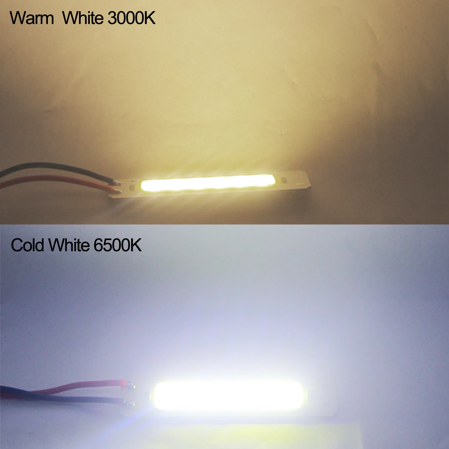 Fonte de luz LED COB Strip Bar, entrada DC 5V 2W, 60x15mm, branco frio quente, 3000K 6500K, lâmpada USB DIY, 10 peças/lote