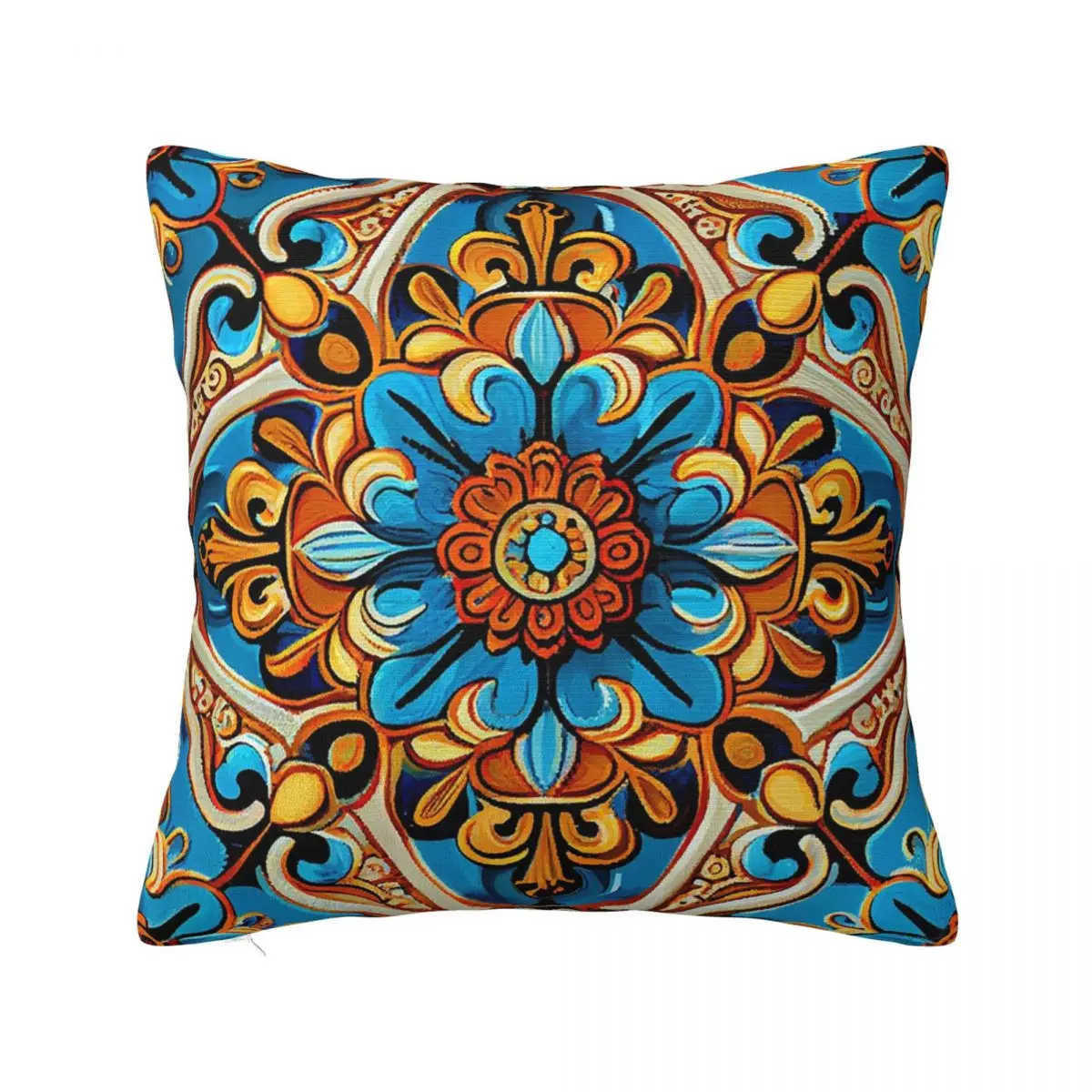 Dynamic Colorful New Mediterranean Pattern Digital Painting Pillowcase Pillows Cover Cushion Comfort Throw Pillow Cushions Used