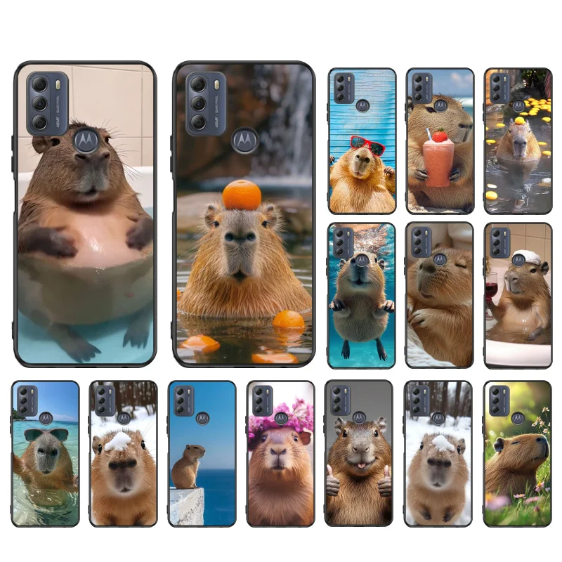 

Animal Capybara Phone Case For Motorola Moto G85 G55 G05 G14 G75 G31 G50 G10 G20 G30 G60 G13 G32 G84 G54 G53 G72 G24 Power