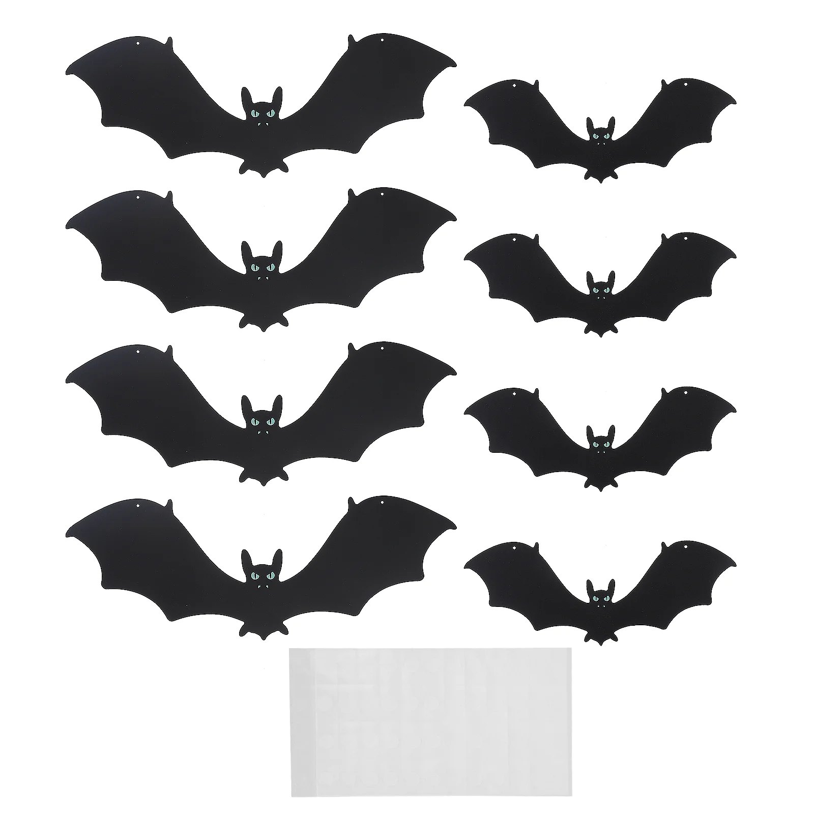 

Bat Ornament Haunted House Decor Props Halloween Scene Decoration Decorations Hanging Party Pp Tree