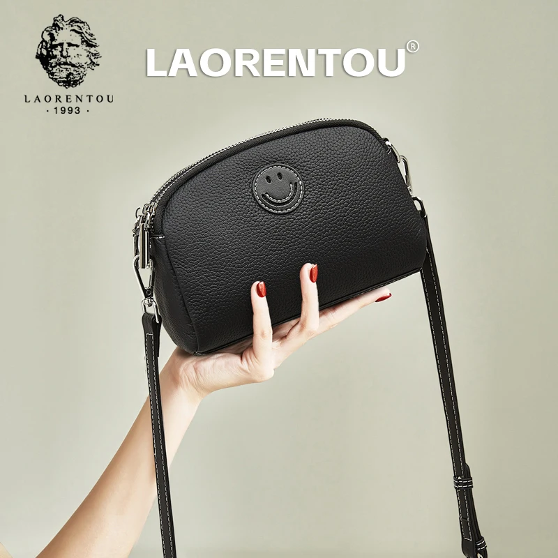 LAORENTOU женская сумка через плечо из воловьей кожи, сумка через плечо, осень-зима 2022, сумка небольшого размера, повседневная сумка для работы и офиса