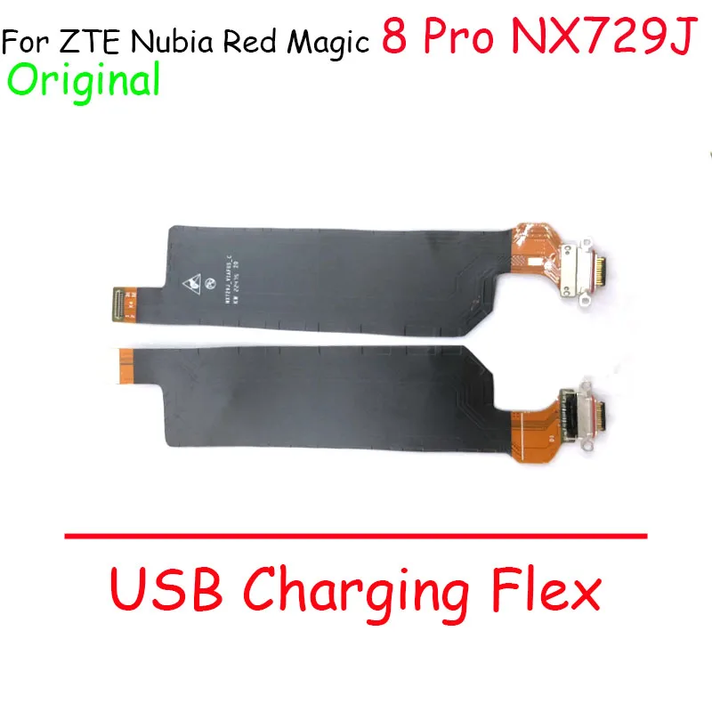 For ZTE Nubia Red Magic 7 8 Pro NX709J NX729J USB Charger Port Jack Dock Connector Plug Board Charging Flex Cable