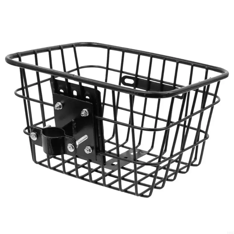 

Electric Scooter Basket Basket Basket Basket, корзина с фиксированным держателем, металлические электрические велосипеды для