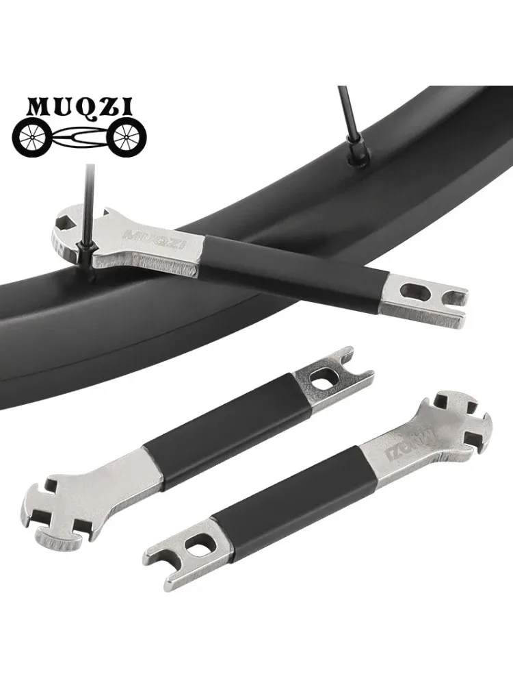 AliExpress NONE Triple Bicycle Spoke Wrench For 3.3 3.4 3.5mm Spoke Nipples Bicycle Wheels Spokes Tension Adjust Tool Bike Repair Remover