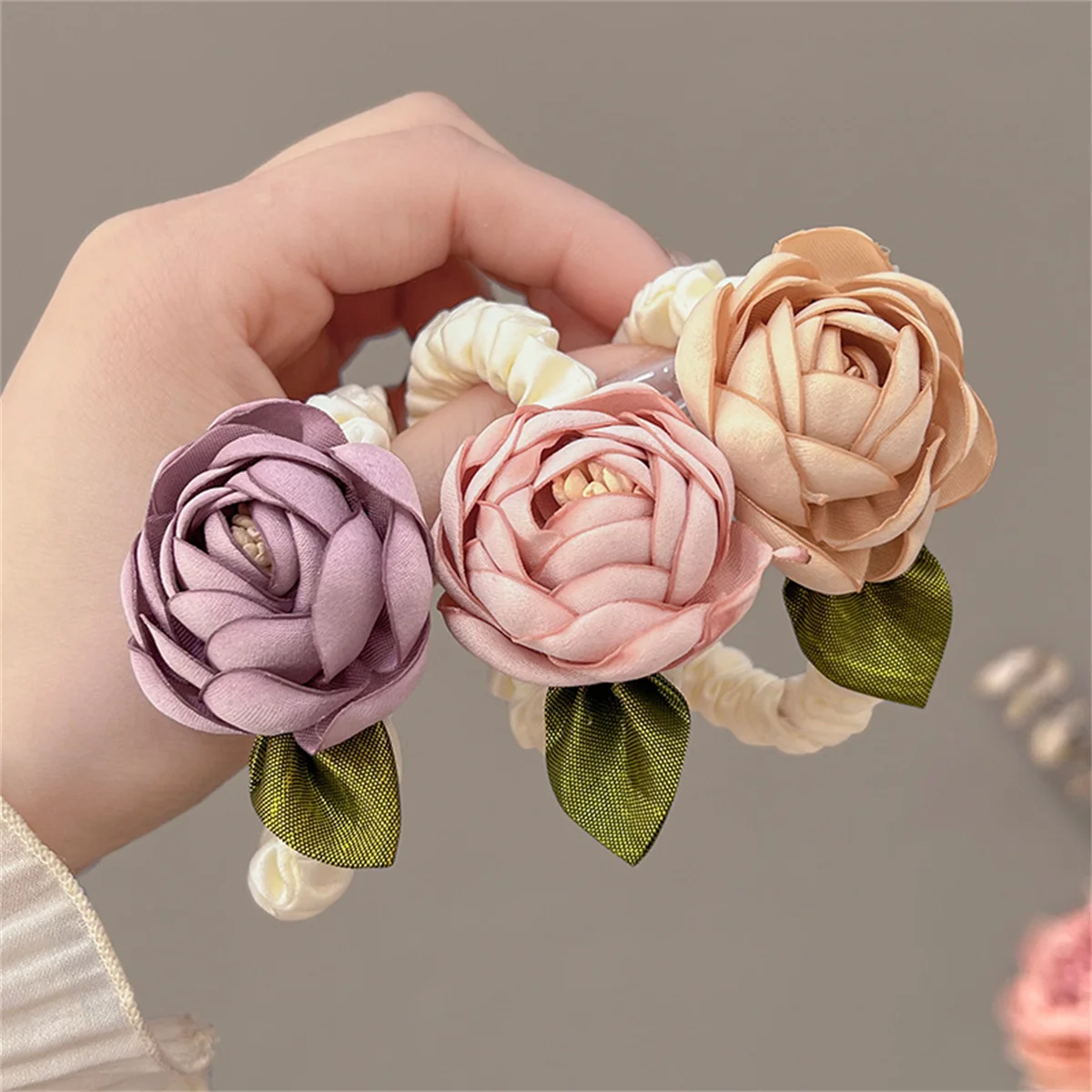 

Rose Hair Ties High Stretch Hair Ties Women's Hair Accessories Suitable for thick and fine hair Suitable for women and girls
