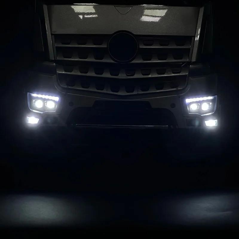 مجموعة أضواء LED متدفقة لشاحنة تاميا RC بمقياس 1/14 طراز بنز أكتروس أروكس، أضواء تشغيل، مصابيح أمامية، أضواء تحديد الموضع، قطع ترقية
