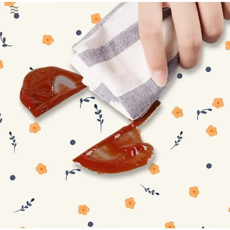 Kitchen Carpet Home Decoration Brown Dirt Resistant Non-slip PVC Floor Mat Waterproof Leather Mats Bathroom Balcony Outdoor Rug