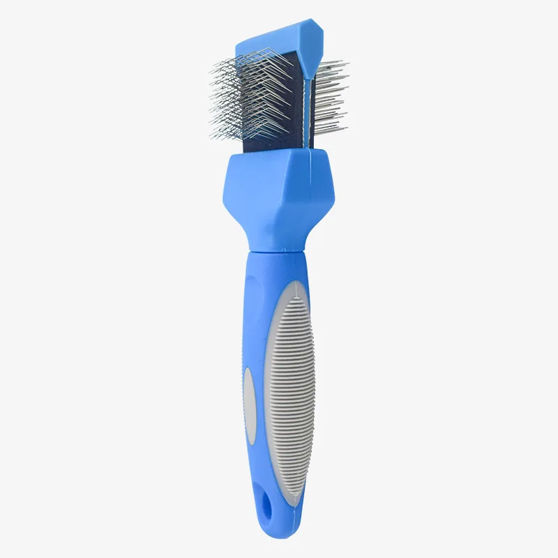 Double Sided Soft Comb Pet Hair Brush for Dog Hair Fur Grooming Shedding Cleaning Massage Comb Pet Hair Remover Dog Accessories